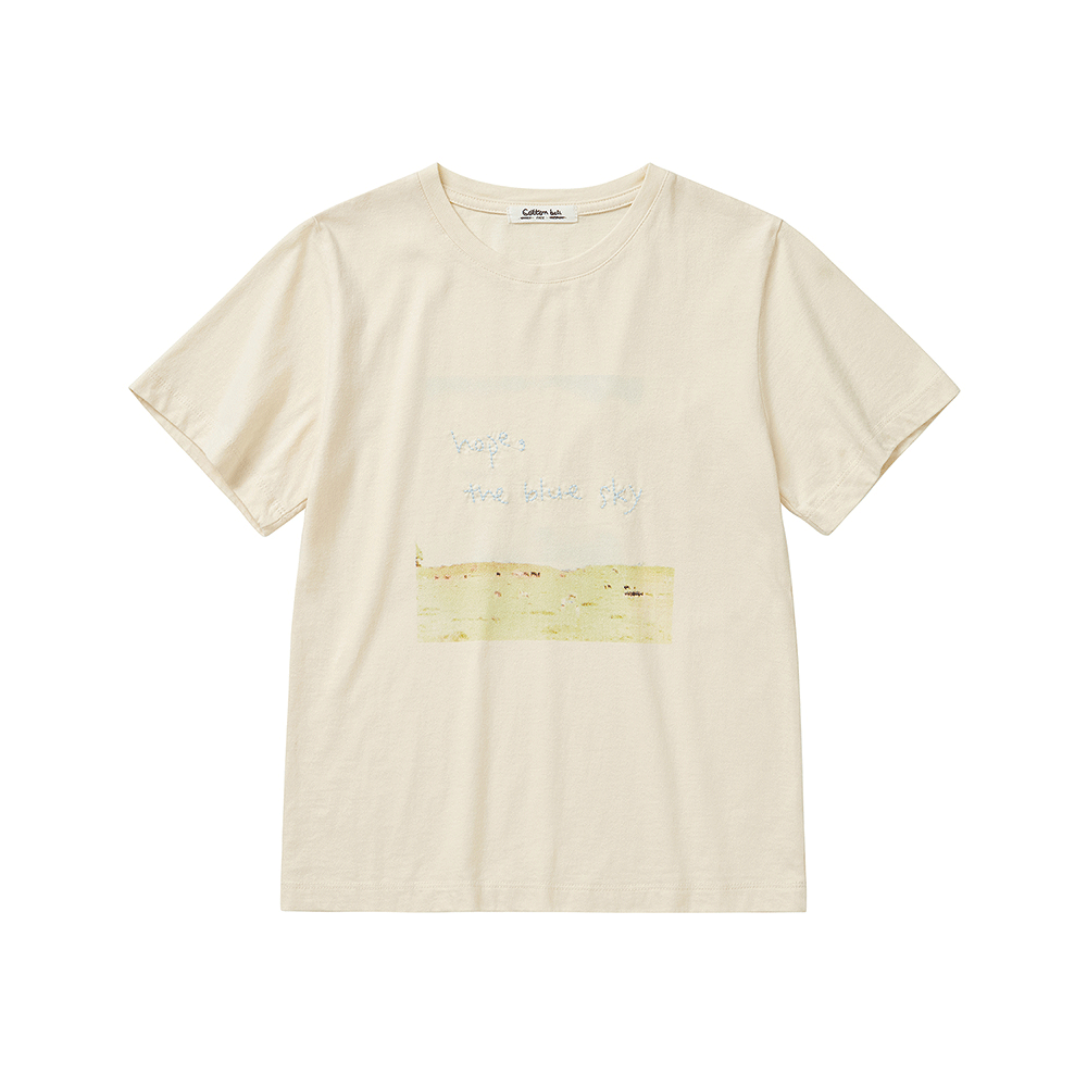 Graphic T-Shirts - Cream